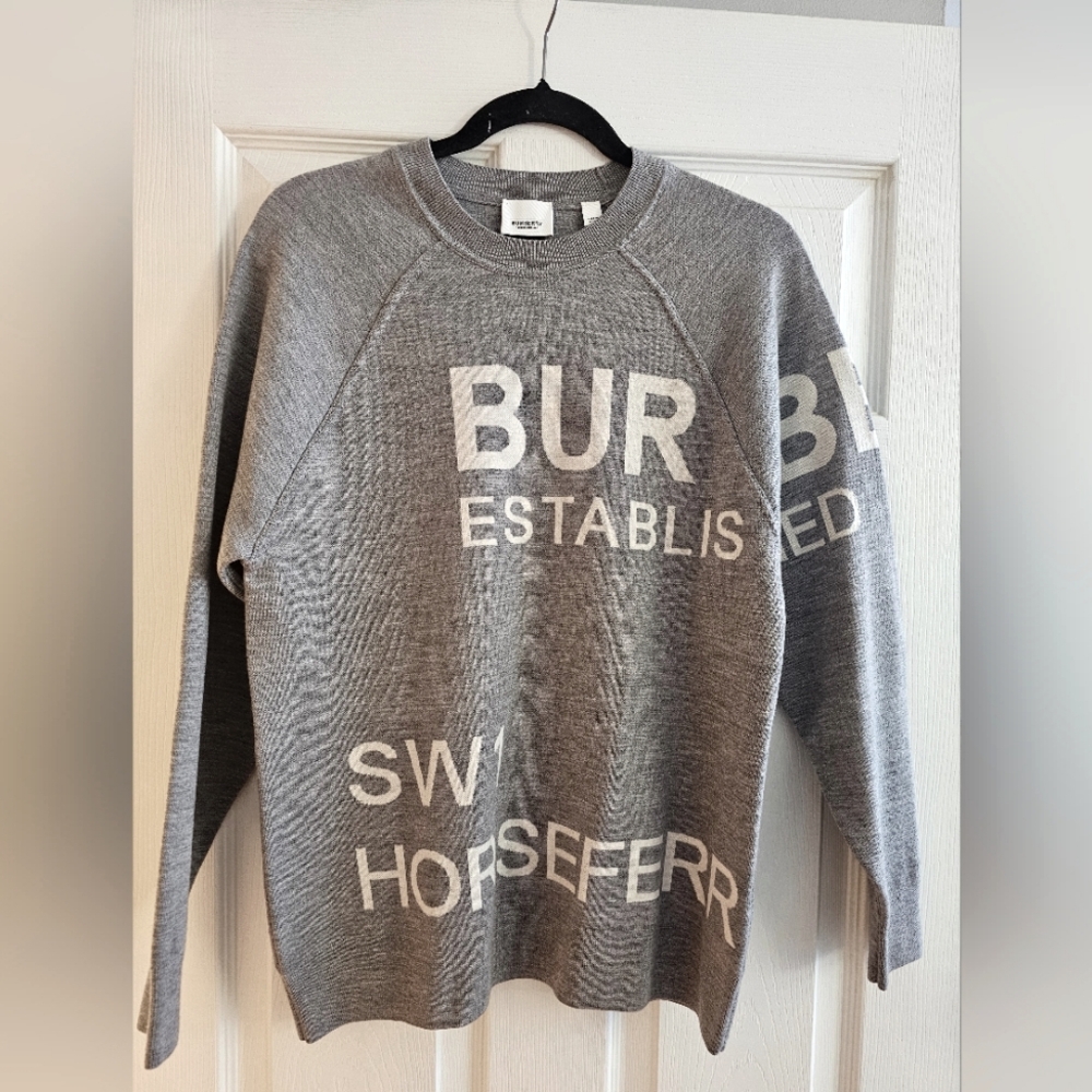 Burberry Gray Sweater for Women